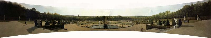 John Vanderlyn Panorama du palais et des jardins de Versailles Sweden oil painting art